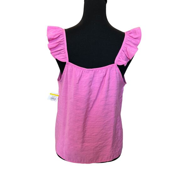 New ~ VERO MODA ~ Queen Sleeveless Frill Top Size XS MODAL - Picture 5 of 7